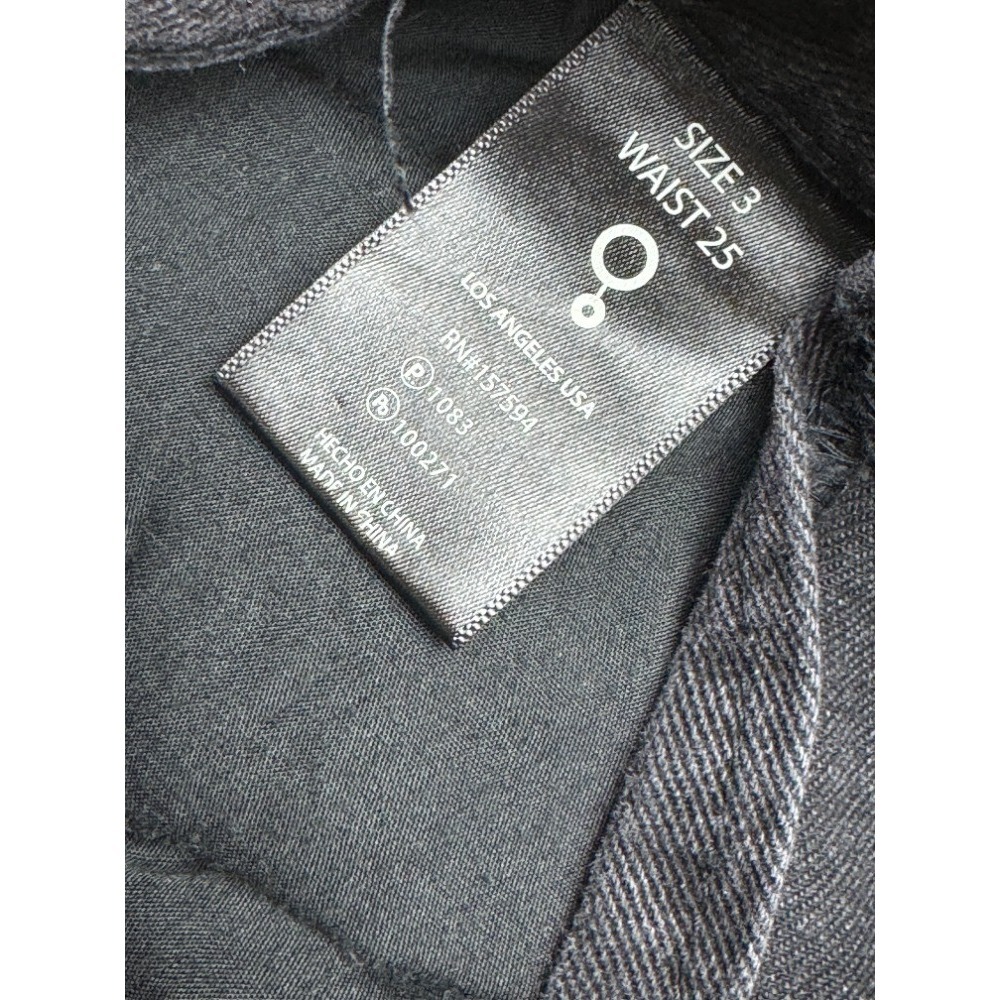 Insane Gene Crossover High Rise Straight Leg Jeans Charcoal Gray Women's Size‎ 3 - Picture 8 of 10